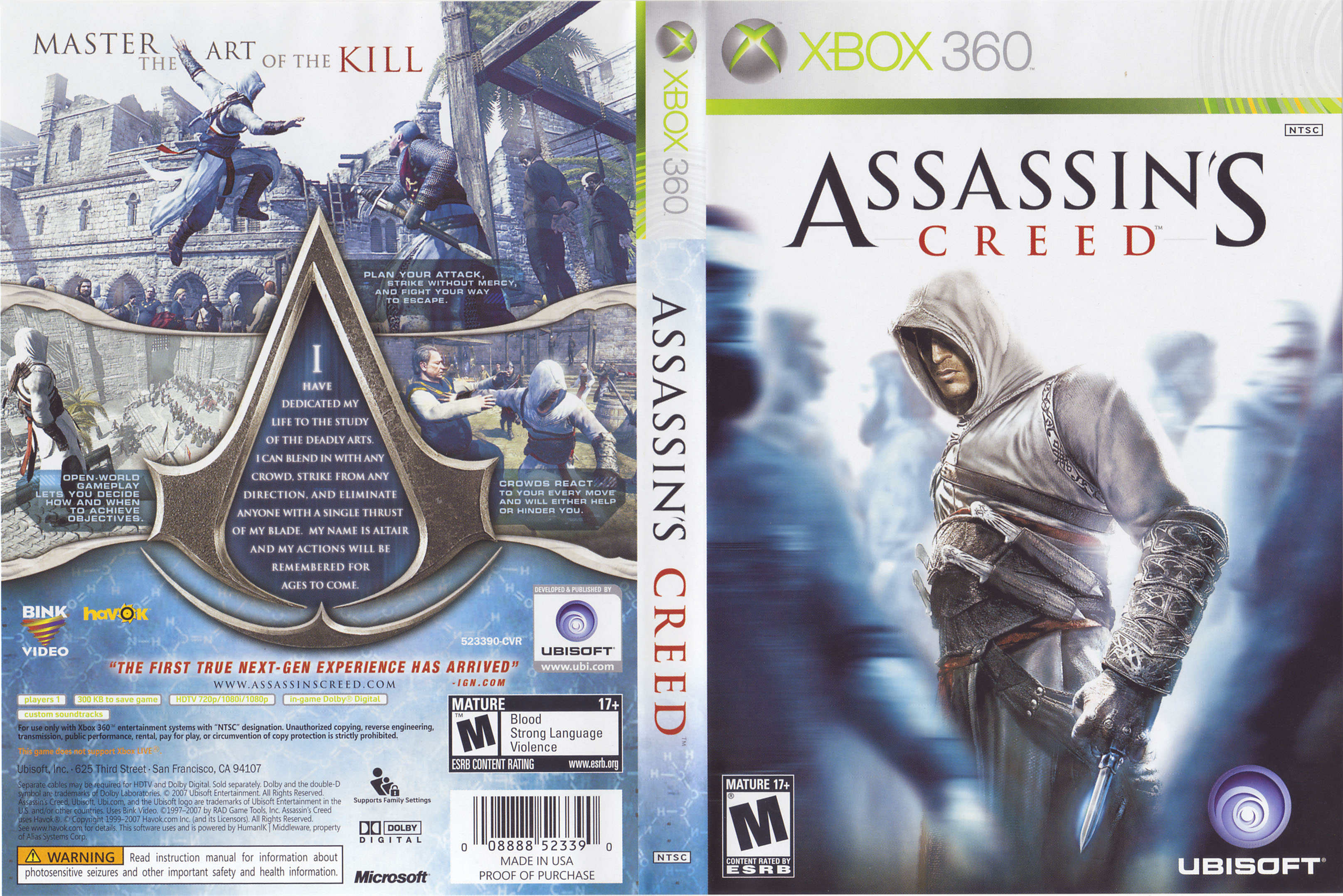 360: ASSASSINS CREED (COMPLETE)