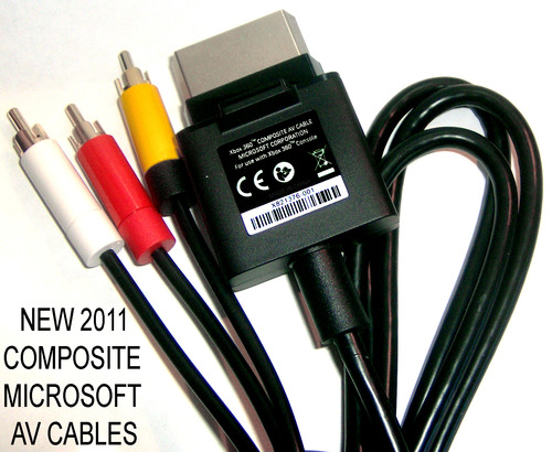 360: AV CABLE - MS - COMPOSITE (Y/R/W) (USED)