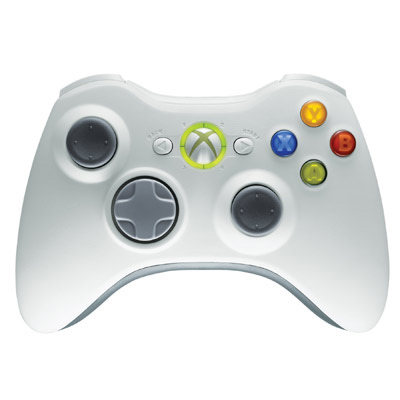 360: CONTROLLER - MSFT - WIRELESS - WHITE (COSMETIC ISSUES; NO BATTERY PACK) (USED)