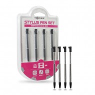 3DS: RETRACTABLE METALLIC STYLUS PEN 4-PACK - TOMEE (NEW) - Click Image to Close