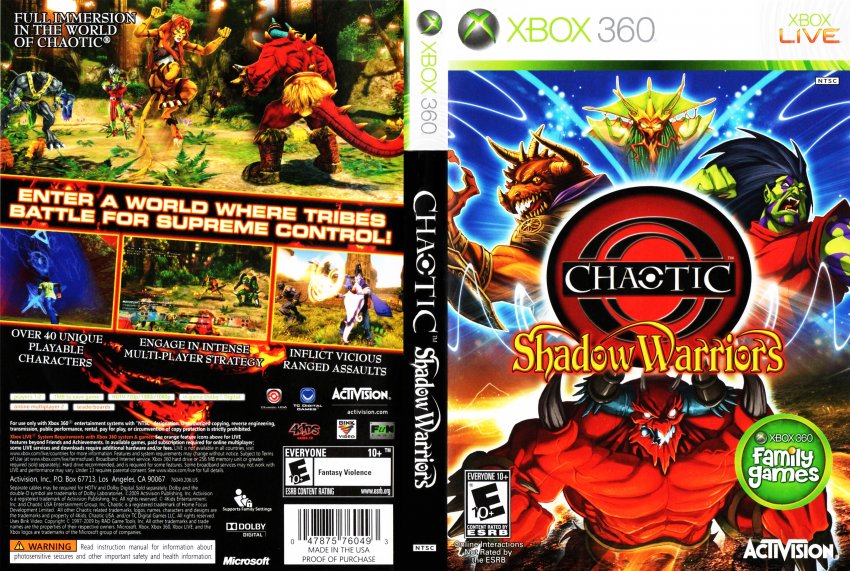 360: CHAOTIC SHADOW WARRIORS (COMPLETE)