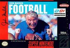 SNES: JOHN MADDEN FOOTBALL (GAME)
