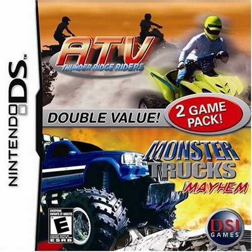 NDS: ATV THUNDER RIDGE RIDERS / MONSTER TRUCKS MAYHEM (GAME)