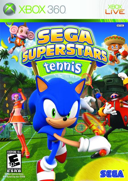 360: SEGA SUPERSTARS TENNIS / XBOX LIVE ARCADE COMBO (2 DISC) (COMPLETE)