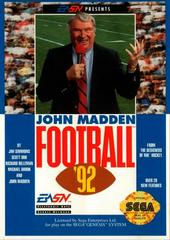 SG: JOHN MADDEN FOOTBALL 92 (COMPLETE) - Click Image to Close