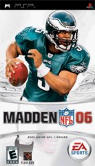 PSP: MADDEN NFL 06 (COMPLETE) - Click Image to Close