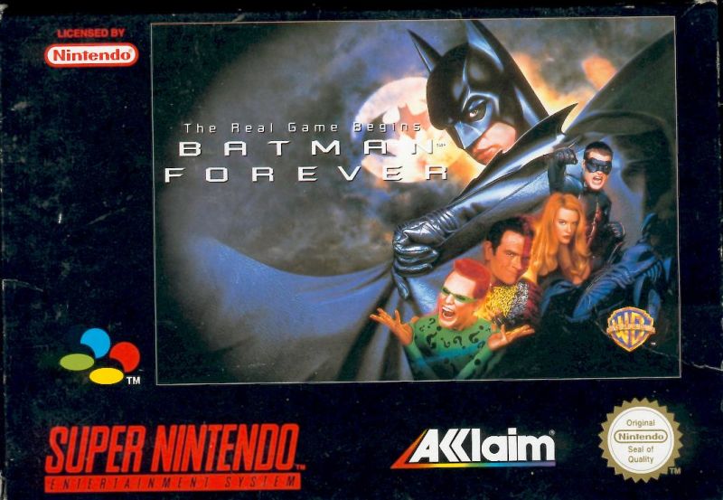 SNES: BATMAN FOREVER (WORN LABEL) (GAME)