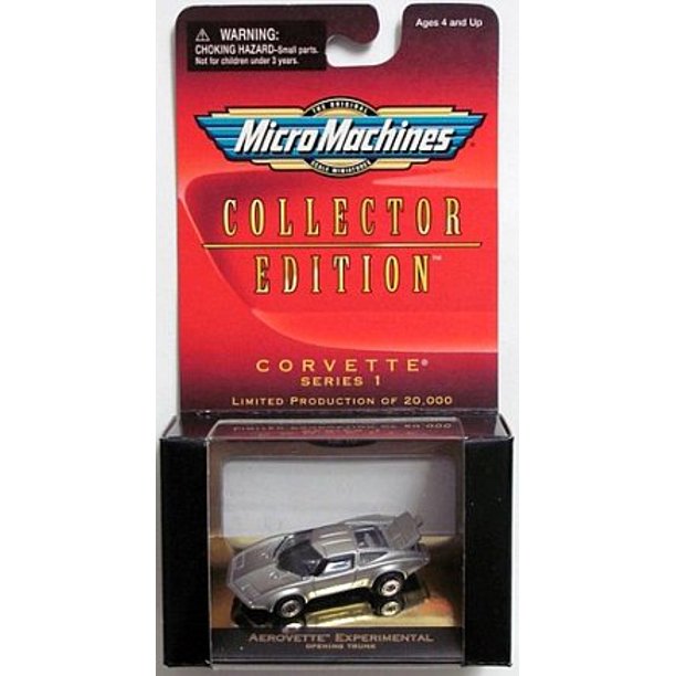 TOY: MICROMACHINES COLLECTOR EDITION - AEROVETTE EXPERIMENTAL - CORVETTE SERIES 1 (NEW)