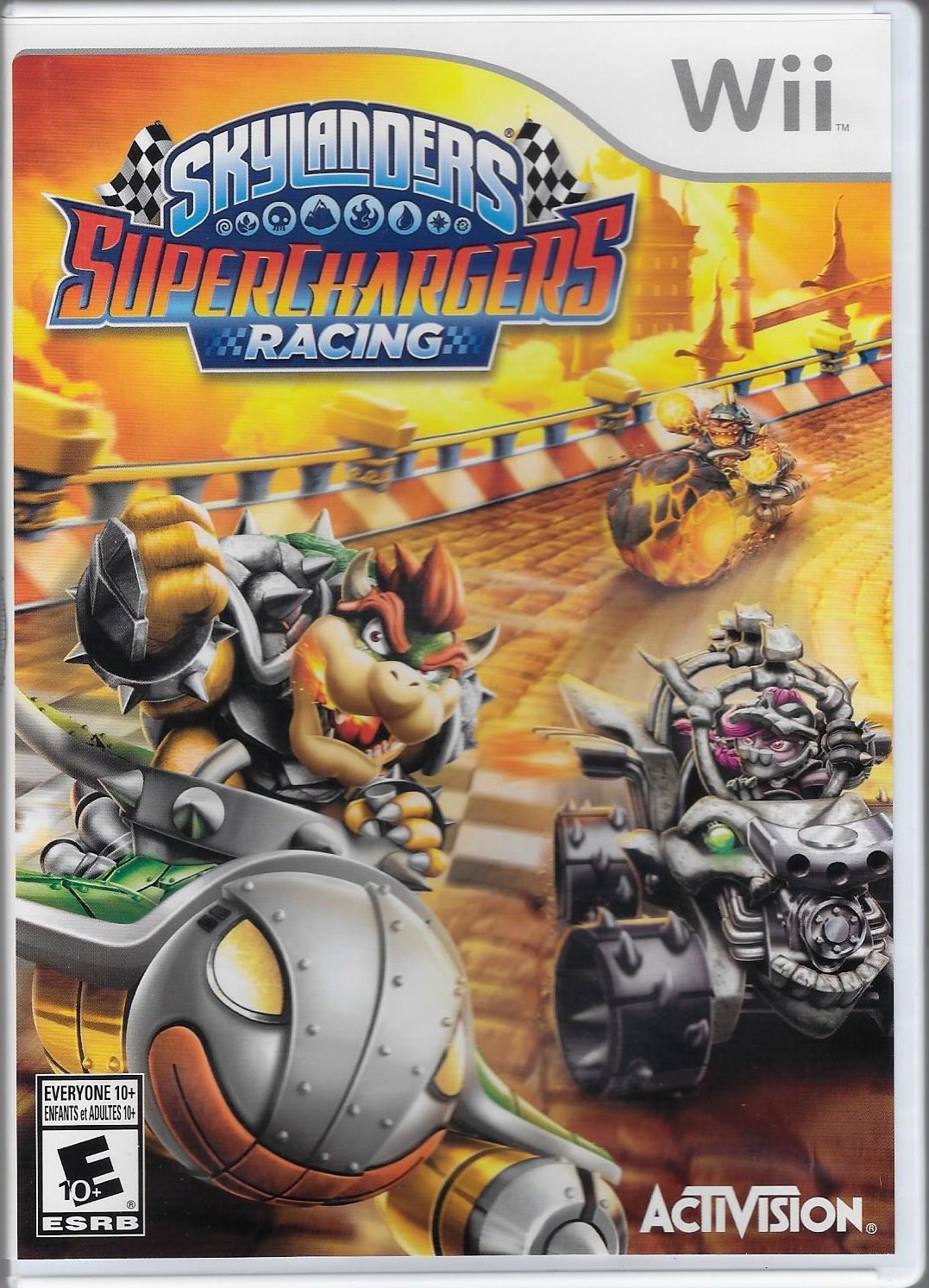 WII: SKYLANDERS: SUPERCHARGERS RACING [SOFTWARE ONLY] (NM) (BOX)