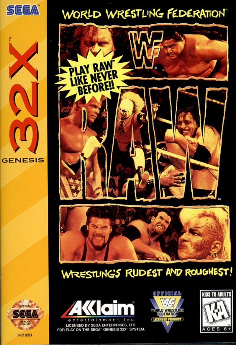 32X: WWF RAW (GAME) - Click Image to Close