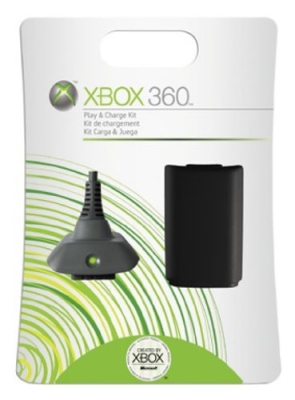360: CONTROLLER PLAY N CHARGE CABLE - GENERIC - BLACK (NEW)