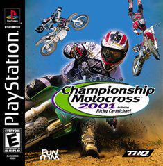 PS1: CHAMPIONSHIP MOTOCROSS 2001 FEAT RICKY CARMICHAEL (COMPLETE) - Click Image to Close