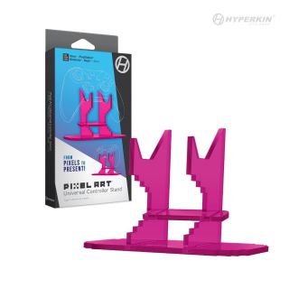 MISC: PIXEL ART UNIVERSAL CONTROLLER STAND - PINK (NEW) - Click Image to Close