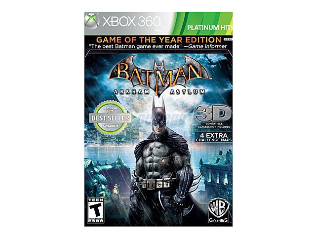 360: BATMAN - ARKHAM ASYLUM [GAME OF THE YEAR EDITION] (COMPLETE)