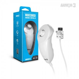 WII: CONTROLLER - ARMOR 3 - WAVECHUCK WHITE (NEW)
