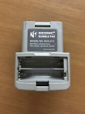 N64: RUMBLE PAK - NINTENDO - MODEL NUS-013 NO BATTERY COVER (USED)