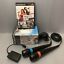 PS2/PS3: SINGSTAR MICROPHONES GAME BUNDLE - INCL; SINGSTAR USB CONVERTER AND BLUE AND RED MIC 5 SINGSTAR GAMES (USED)