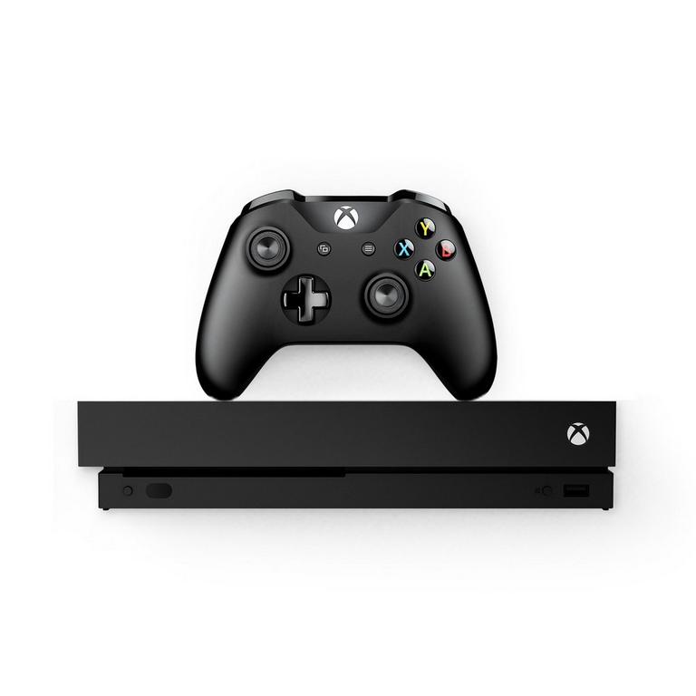 XB1: CONSOLE - X - 1TB - BLACK - INCL: 1 GENERIC WIRED CTRL; HOOKUPS (USED)