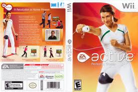 WII: EA ACTIVE 2 PERSONAL TRAINER (COMPLETE) (NO BOX) W/ HEART RATE MONITOR, MOTION TRACKER, USB RECEIVER
