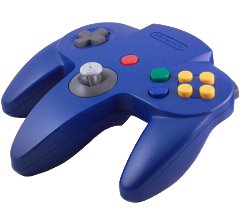 N64: CONTROLLER - NINTENDO - BLUE (USED)