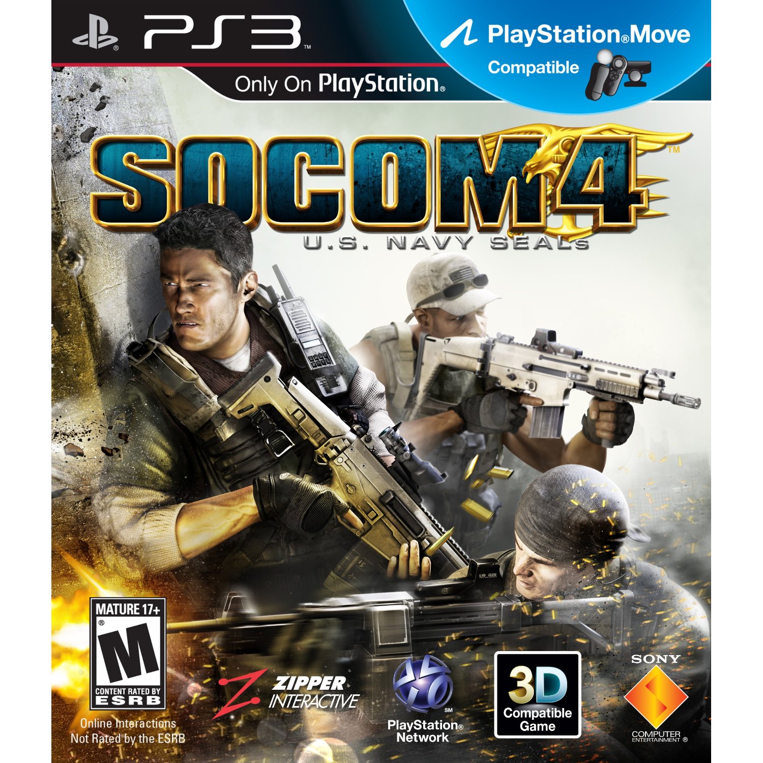 PS3: SOCOM 4: U.S. NAVY SEALS (COMPLETE)