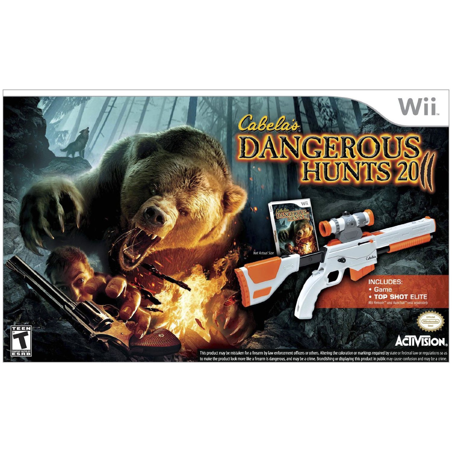 WII: CABELAS DANGEROUS HUNTS 2011 (GAME) - $4.00 : Cap'n Games